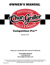 Char-Griller Competition Pro 8125 Owner's manual