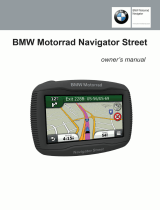 Garmin BMW Motorrad Navigator Street Owner's manual
