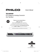 Philco TB100HH9 User manual