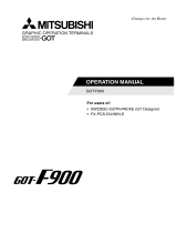 Mitsubishi Electric GOT-F900 SERIES Owner's manual