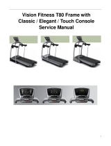 Vision Fitness t80 Elegant User manual