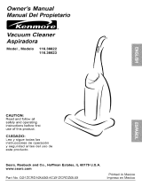 Kenmore 116.36623 Owner's manual