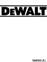 DeWalt DW680 User manual