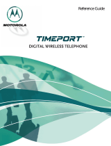 Motorola TIMEPORT 270c Reference guide