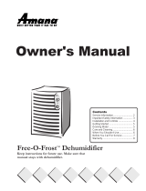 Amana DK40 User manual