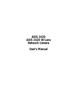 Axis Communications AXIS 2420 User manual