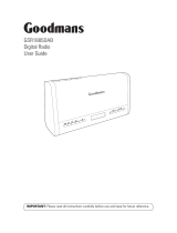 Goodmans GSR1885DAB User manual
