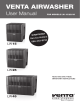 Venta Airwasher LW25 User manual