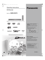 Panasonic Diga DMR-EH575 Operating Instructions Manual