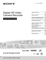 Sony HDR-CX130E User manual