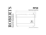 Roberts RP28 User manual