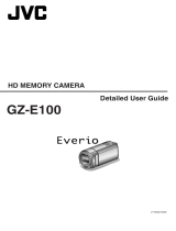 JVC Everio GZ-E100 User manual