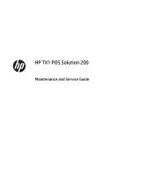 HP TX1 POS Solution 200 User guide