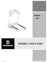Horizon Fitness T401 User manual