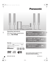 Panasonic SCHT930 Operating instructions