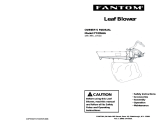 Fantom Vacuum LEAF BLOWER PT205HA User manual