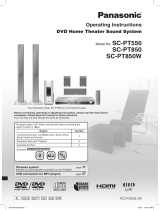 Panasonic SCPT850W User manual