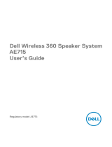 Dell Wireless 360 Speaker System AE715 User manual
