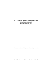 Broadcast Tools 8 x 2A Installation guide