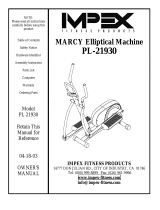 Marcy PL-21930 Owner's manual