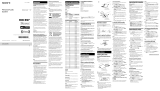 Sony XDR-DS16iPN Operating instructions