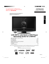 Hitachi L19D103 - 19" LCD TV User manual