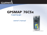 Garmin GPSMAP® 76CSx Owner's manual
