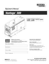 Lincoln Electric Vantage 300 Operating instructions