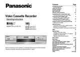 Panasonic NVSV121 Operating instructions