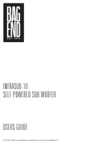 Bag End INFRASUB-18 User manual