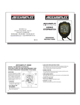 Accusplit AX602 User manual