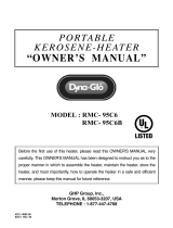 Dyna-Glo RMC- 95C6 Owner's manual