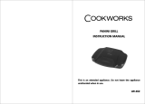 Cookworks LW-262 4 Slice Panini Grill User manual