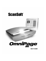 Xerox OMNIPAGE SE User manual
