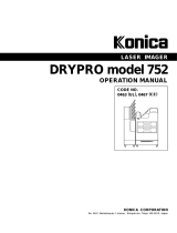 Konica Minolta 752 User manual