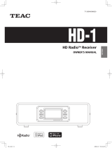 TEAC HD-1 User manual