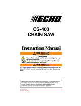 Echo CS-400 User manual