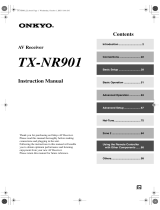 ONKYO TX-NR901 User manual