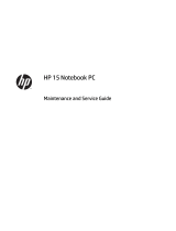HP 15-f100 Notebook PC (Touch) User guide
