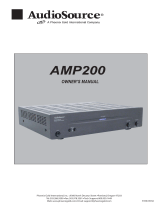 AudioSource AMP200 User manual