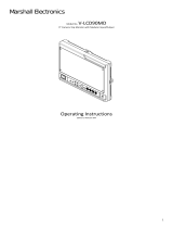 Marshall Electronics V-LCD70MD Operating Instructions Manual
