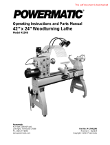 Powermatic 4224B Lathe User manual