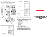 Avaya 7316 Reference guide