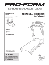 Pro-Form Crosswalk 397 831.24843.2 User manual