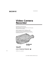 Sony CCD-TR401E User manual