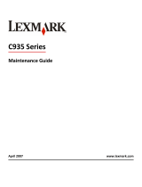 Lexmark C935 Series Maintenance Manual
