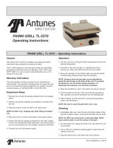 A.J.Antunes TL-5270 Operating instructions