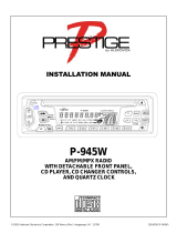 Prestige Prestige P-945WESP Installation guide
