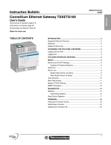 Schneider Electric TSXETG100 User manual