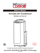American Comfort ACW613C Owner's manual